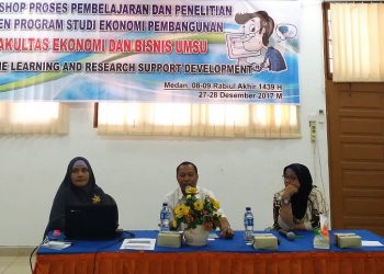 Workshop e-Learning Dosen Prodi Ekonomi Pembangunan FEB UMSU: Google Classroom dan Moddle