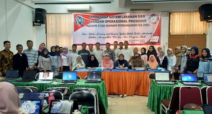 Mahasiswa Prodi Ekonomi Pembangunan Workshop Penggunaan Berbagai Aplikasi Teknologi Penulisan Skripsi
