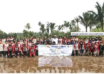 Himagri Pertanian UMSU Lakukan Bakti Tani di Deliserdang