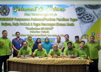 Teknik Umsu Gelar Penyusunan Pedoman Penulisan Tugas Akhir, Kerja Praktek Dan Tugas Rencana Elemen Mesin Berbasis Kurikulum SN Dikti