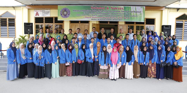 PP Muhammadiyah Lepas Mahasiswa Fakultas Agama Islam KKN Internasional, Nasional dan Regional