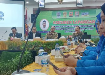 LPKP ikut mendampingi Prodi MTE Pascasarjana UMSU saat Asessmen Lapangan