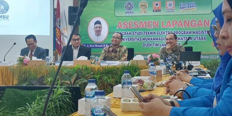 LPKP ikut mendampingi Prodi MTE Pascasarjana UMSU saat Asessmen Lapangan