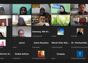 Sosialisasi Platform Penilaian Berbasis Capaian Pembelajaran Lulusan (CPL) bagi seluruh Dosen Se-UMSU dengan menggunakan Zoom Meeting,