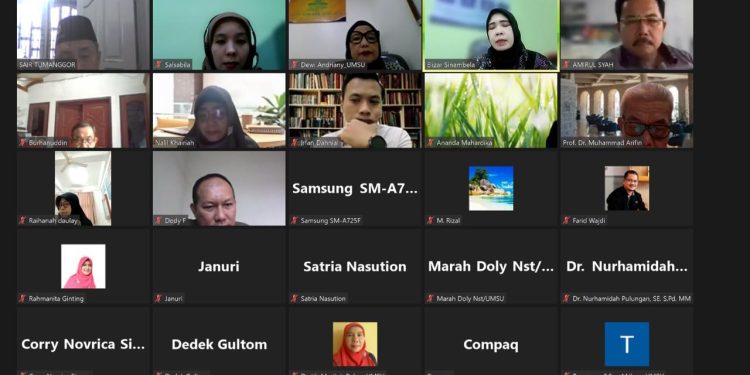 Sosialisasi Platform Penilaian Berbasis Capaian Pembelajaran Lulusan (CPL) bagi seluruh Dosen Se-UMSU dengan menggunakan Zoom Meeting,