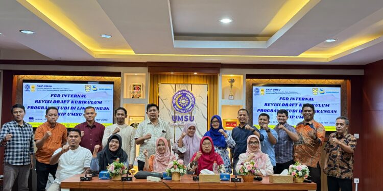 LPKP Membersamai FGD Internal Revisi Draft Kurikulum Prodi FKIP